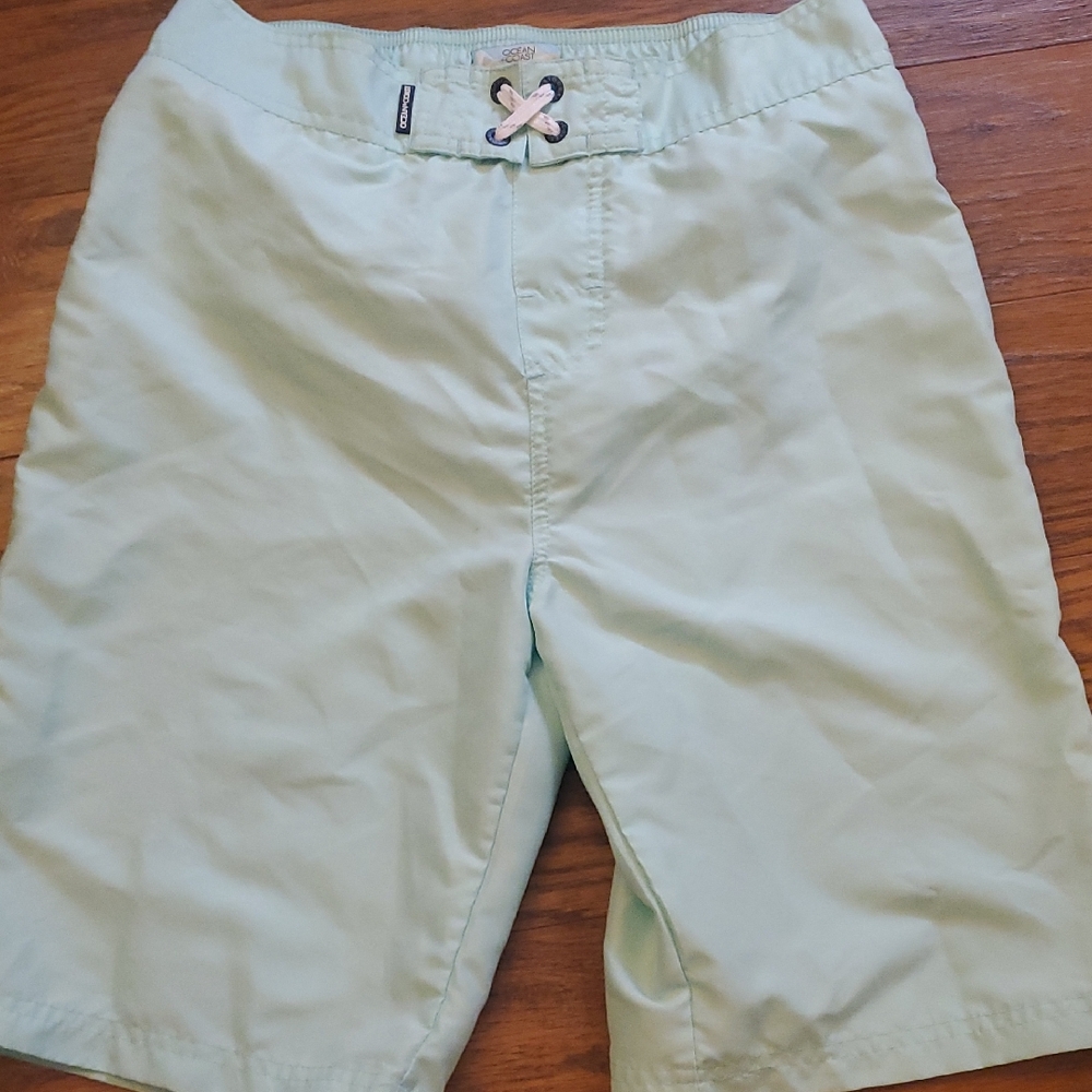 Ocean+Coast Light Green Board/Swim Shorts